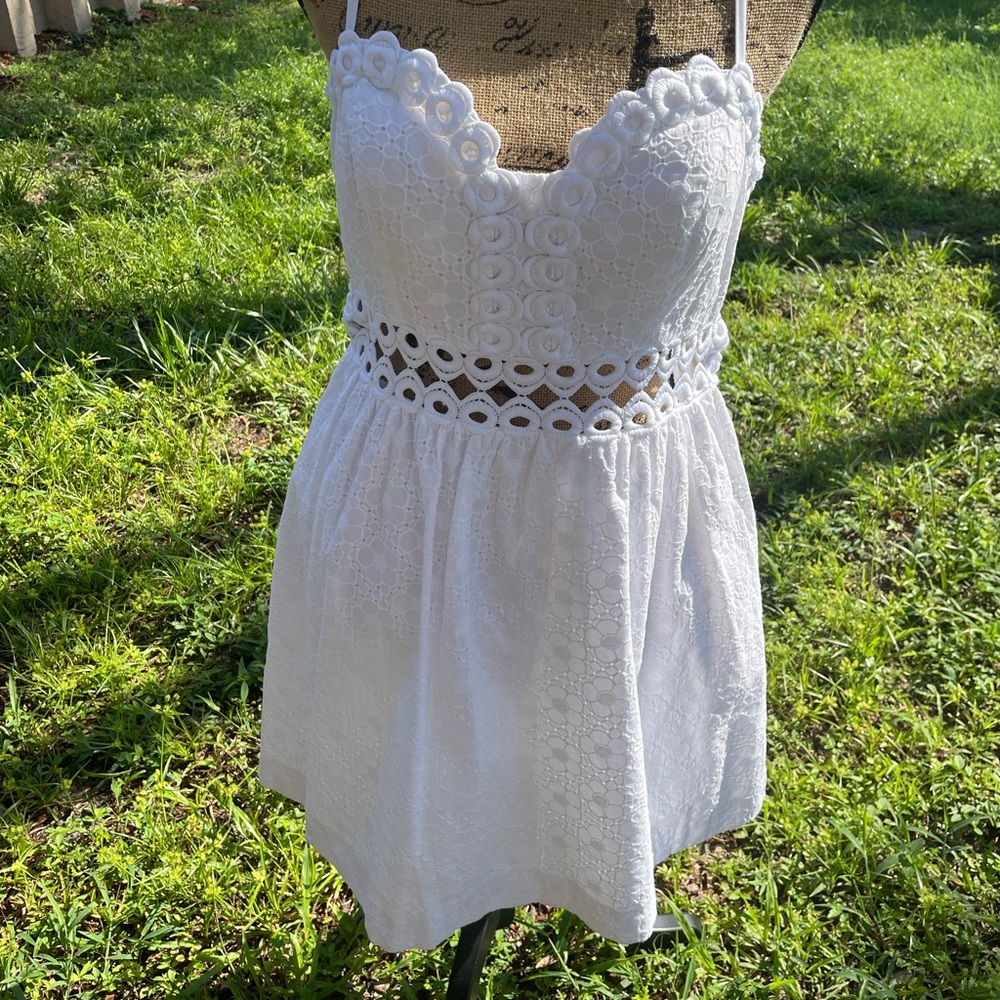 White Lily Pulitzer dress